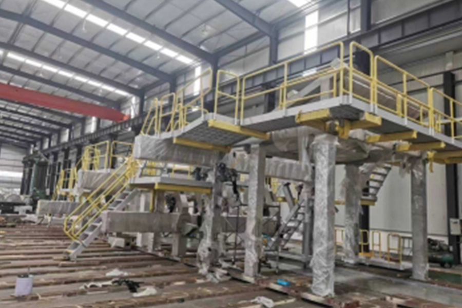 Structure de l'équipement de fabrication du papier